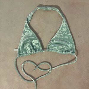 NWOT Laina Rauma Lingerie Crush Halter Adjustable Bralette Pastel Green Size M